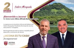 ¡BIENVENIDO A JACONA SR. GOBERNADOR MTRO. ALFREDO RAMÍREZ BEDOLLA!