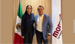 Carlos Torres Piña y Ariadna Montiel acuerdan fortalecer el trabajo territorial y revisar las estructuras seccionales en Michoacán