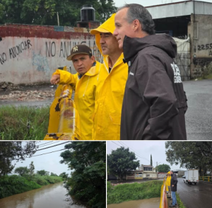 SAPAZ mantiene vigilancia del río Duero y dren A ante lluvias por el huracán Simón