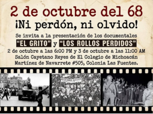 EN EL COLEGIO DE MICHOACÁN….