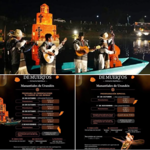 Vive la representación de noche de “El camino de las ánimas” en los manantiales de Urandén